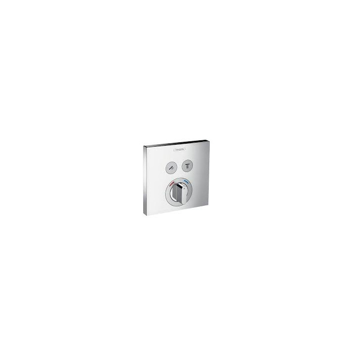 Bateria prysznicowa  termostatyczna Hansgrohe  ShowerSelect, podtynkowa, element zewnętrzny- sanitbuy.pl