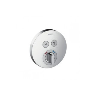 Bateria prysznicowa termostatyczna Hansgrohe  ShowerSelect S, podtynkowa, element zewnętrzny- sanitbuy.pl