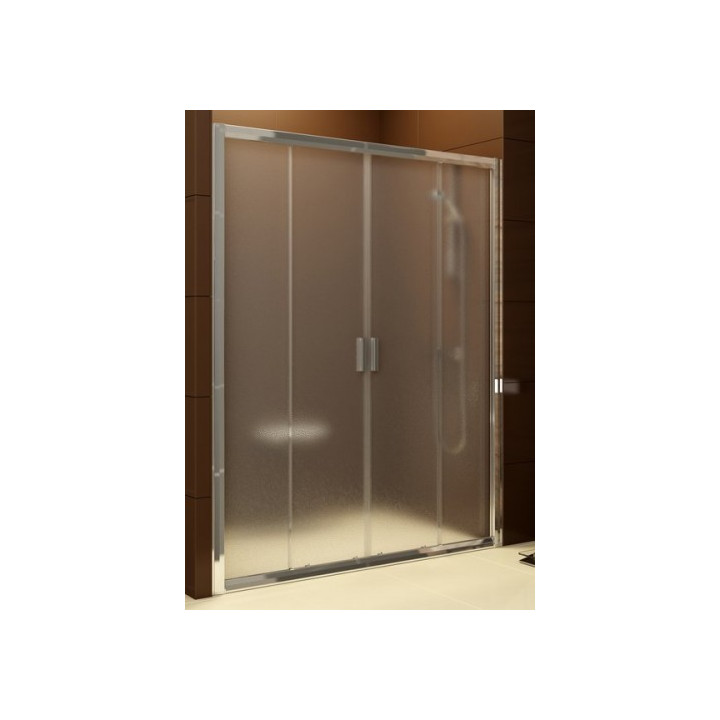 Drzwi prysznicowe BLDP4 130 Ravak Blix, połysk + transparent- sanitbuy.pl