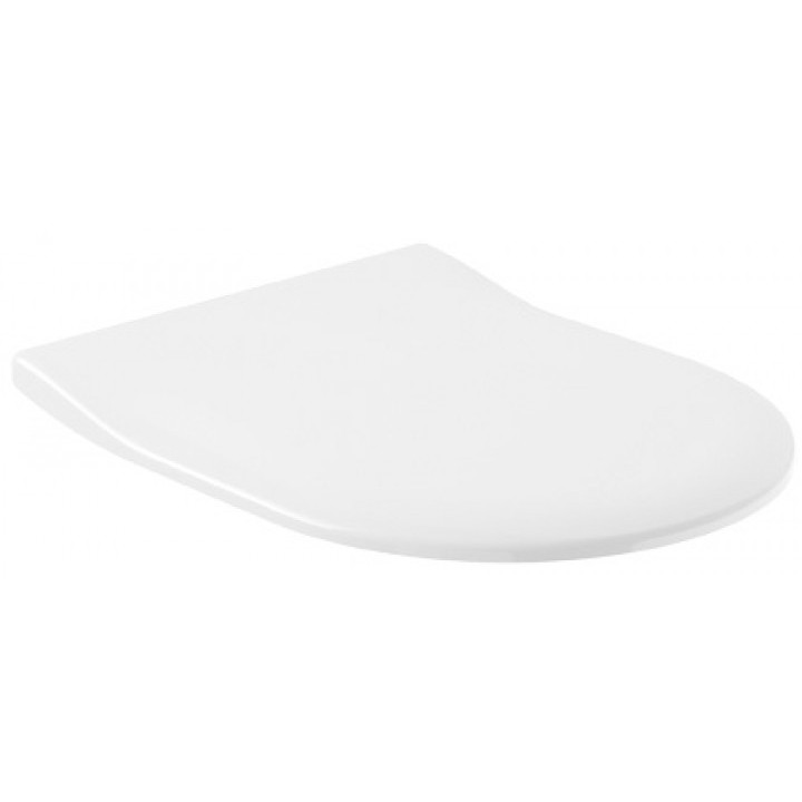 Deska sedesowa Slimseat Villeroy & Boch Omnia Architectura Biały Alpin,  wolnoopadająca, zawiasy ze stali szlachej- sanitbuy.pl