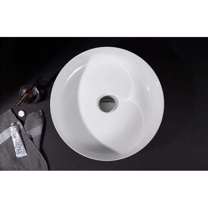 Umyvadlo Alape AB.K450.2 vysoká na postavení na desku Ø 450 mm- sanitbuy.pl