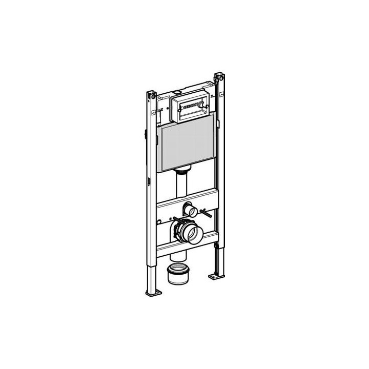 System podtynkowy Geberit DuofixBasic H112 do WC, UP100, Delta- sanitbuy.pl