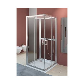 Dveře do niky Dolphi Radaway Premium Plus DWD 1800 mm dvojité, posuvné, sklo čiré - sanitbuy.pl