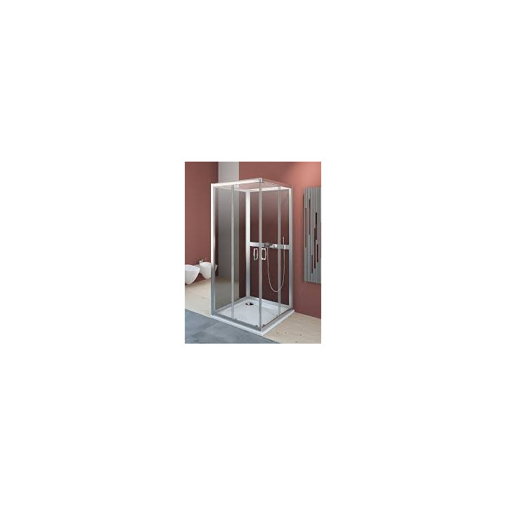 Dveře do niky Dolphi Radaway Premium Plus DWD 1800 mm dvojité, posuvné, sklo čiré - sanitbuy.pl