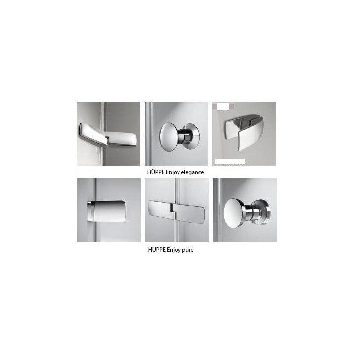 Dveře posuvné Huppe Aura Elegance , 900 x 900 mm, čiré sklo stříbrná mat , - sanitbuy.pl