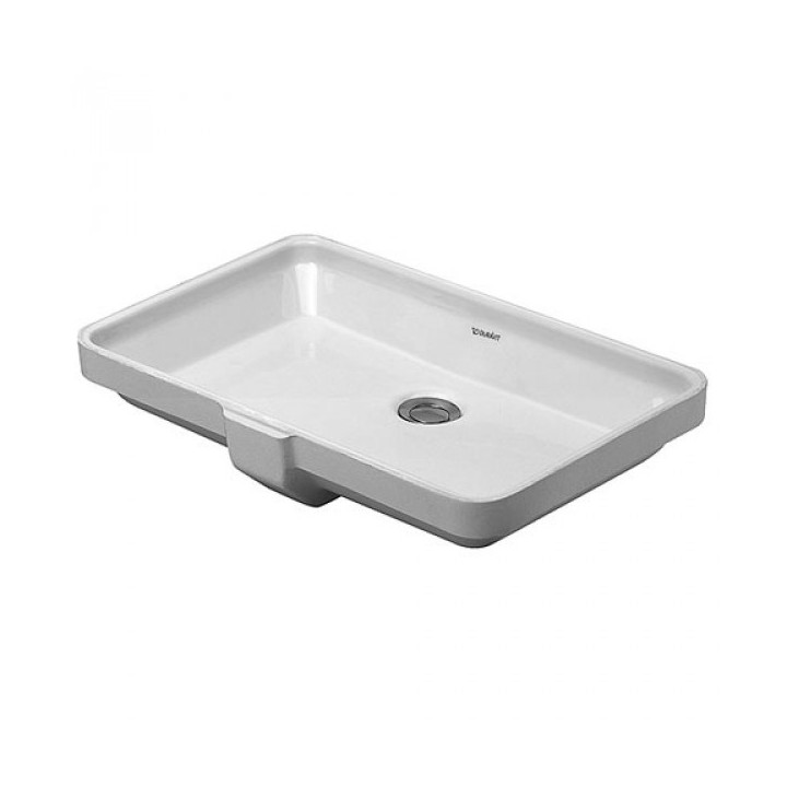 Umyvadlo na desku Duravit 2nd Floor 580x415 mm, bez otvoru - sanitbuy.pl