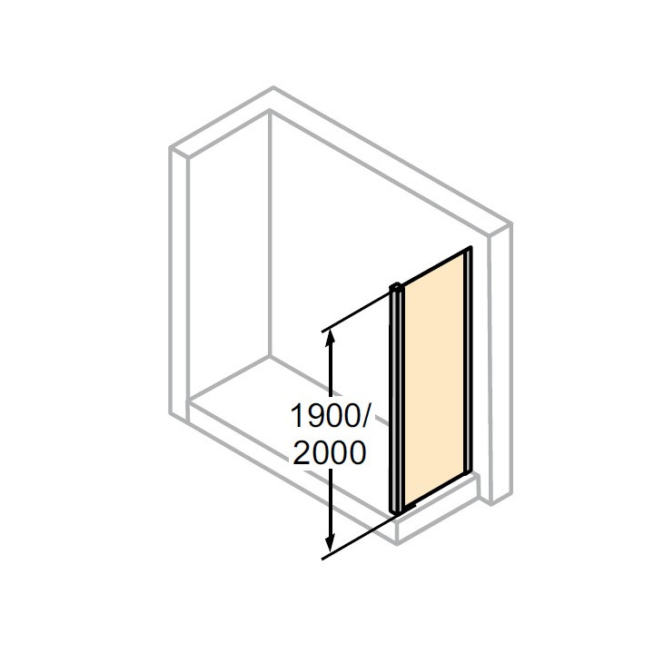 Dveře posuvné Huppe Aura Elegance , 900 x 900 mm, čiré sklo stříbrná mat , - sanitbuy.pl