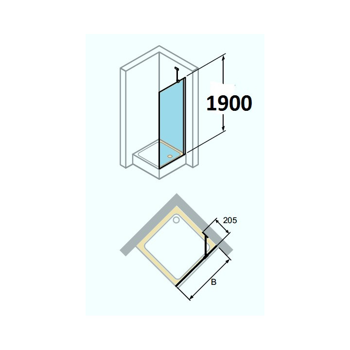 Dveře posuvné Huppe Aura Elegance , 900 x 900 mm, čiré sklo stříbrná mat , - sanitbuy.pl