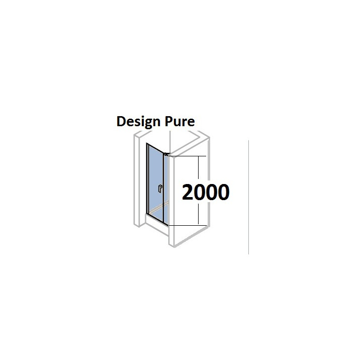Dveře sprchové Huppe Design 501 - skládací, szer. 800 mm- sanitbuy.pl