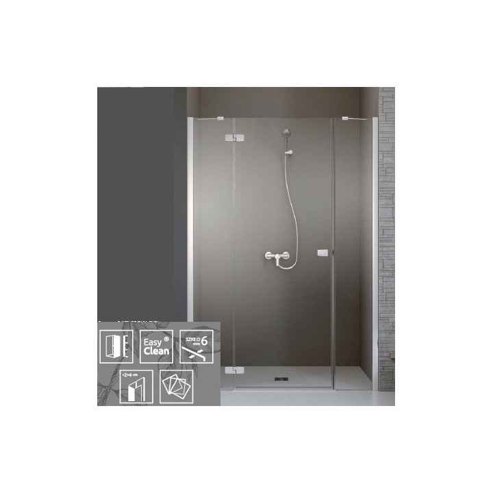 Zástěna Radaway Eos II PND 110 pravý - sanitbuy.pl