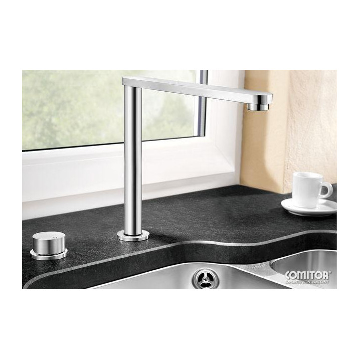 Zlewozmywak Do zabudowy 78x50 cm Blanco BLANCOIDESSA 45 S - komora umyvadlo s policí z levé strany - sanitbuy.pl