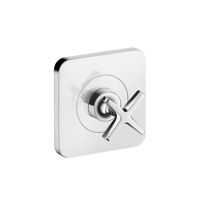 Zawór odcinający Axor Citterio E 12x12, chrom, montaż podtynkowy, element zewnętrzny- sanitbuy.pl
