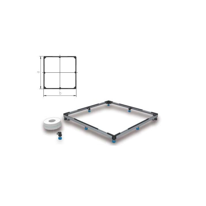 Rám pro montáž do brodzików Kaldewei Conoflat o wymiarach max. 90x90 cm, model 5300- sanitbuy.pl