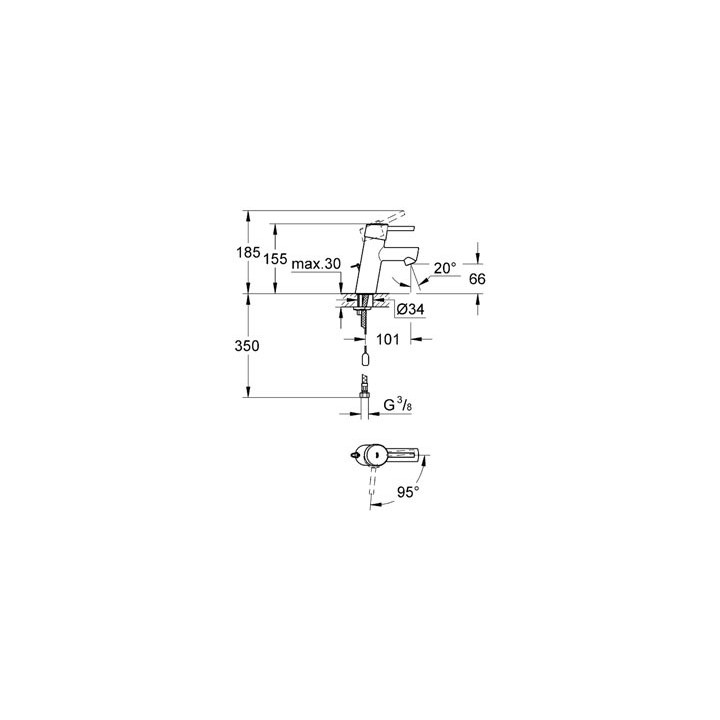 Ventil  sztorcowy grohe concetto - sanitbuy.pl