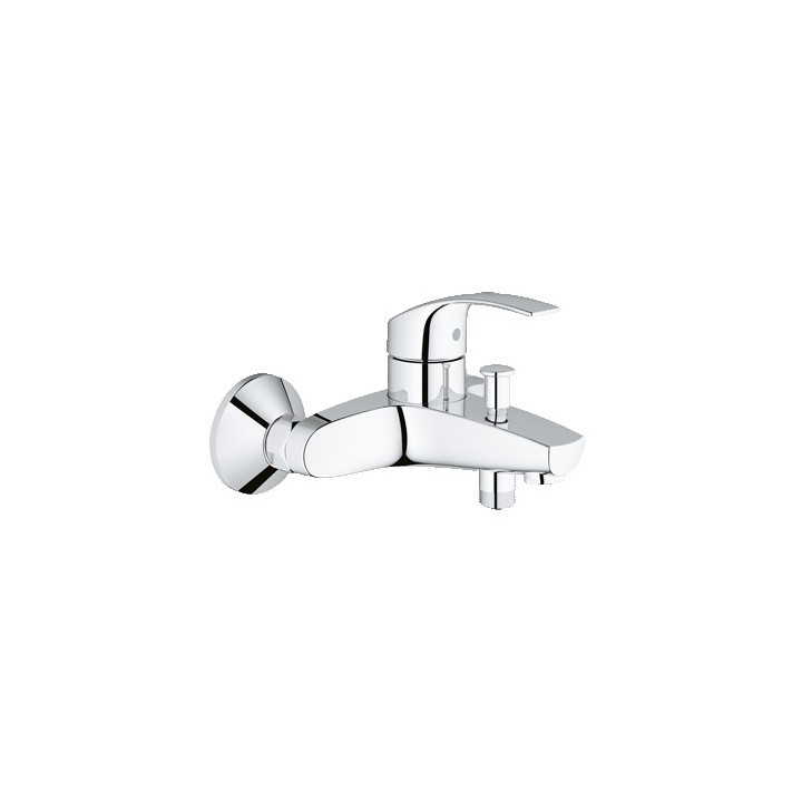 Bateria prysznicowa Grohe Eurosmart ścienna, dł. 183 mm, chrom, jednouchwytowa- sanitbuy.pl