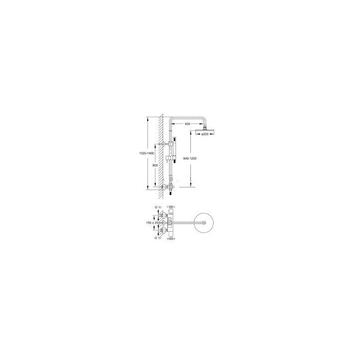 Słuchawka na brzeg wanny Steinberg Seria 100 z wężem - sanitbuy.pl
