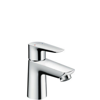 Bateria umywalkowa 1-uchwytowa Hansgrohe Talis E 80 wys. 158 mm, chrom, komplet odpływowy do bezciśnieniowych podgrzewaczy- sani