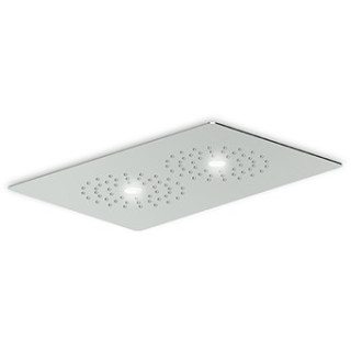 Deszczownica z oświetleniem centralnym Zucchetti Isyshower sufitowa, bok: 170 mm, chrom- sanitbuy.pl