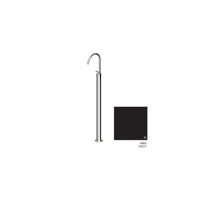 Bateria umywalkowa Zucchetti Isystick wolnostojąca, wys. 1160 - 1200 mm, biała- sanitbuy.pl