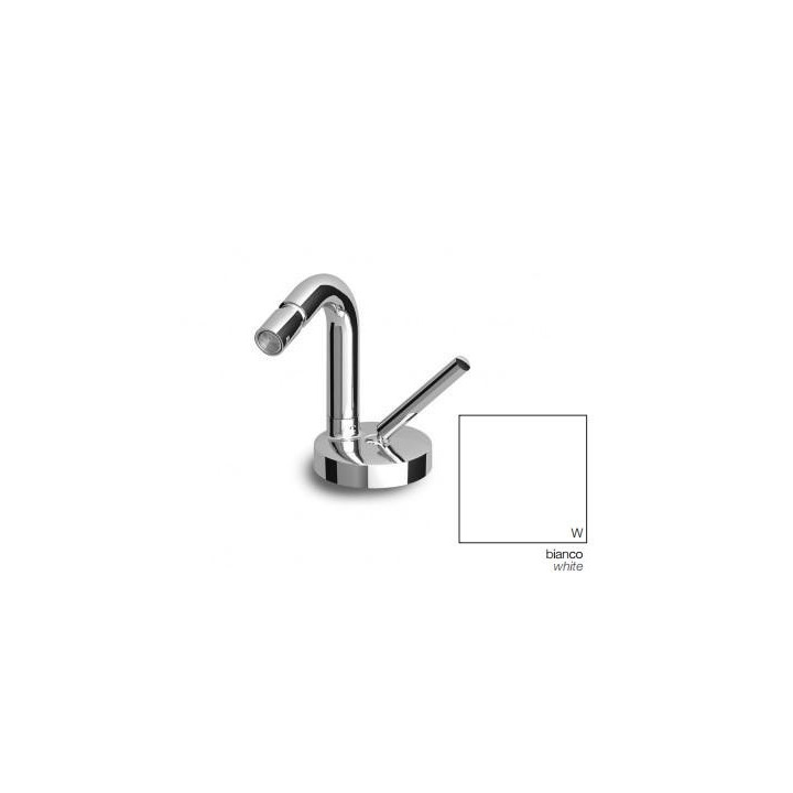 Bateria bidetowa Zucchetti Isystick stojąca, wys. 118 mm, satyna- sanitbuy.pl