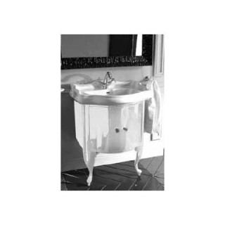 Skříňka pod umyvadlo Kerasan Retro bílá lesklá, 69 x 52 cm- sanitbuy.pl