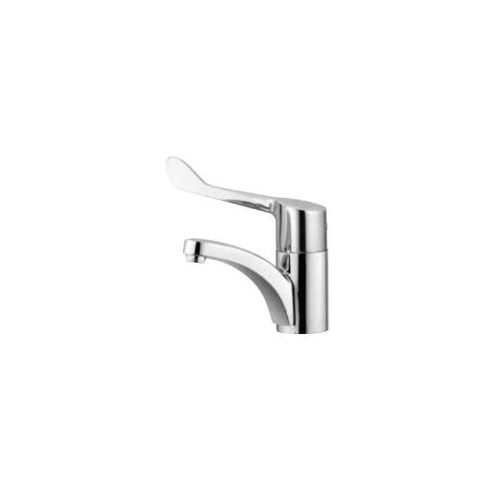 Umyvadlová baterie Kludi Medi Care stojící, chrom, dł. 150 mm, specjalistyczna- sanitbuy.pl