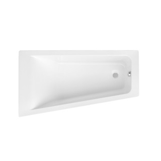 Rohová vana asymetrické Roca Easy levá, bílá, akrylová, 150 x 80 cm, nohy w zestawie- sanitbuy.pl