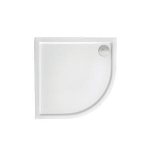 Akrylátová sprchová vanička Roca Malaga Medio R-45 Flat 80 x 80 x 7,5 cm, bílá- sanitbuy.pl