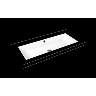 Umyvadlo pod desku Kaldewei Puro 60 x 38,5 cm, bílá, otvor na baterii, z přepadem, powierzchnia uszlachetniona- sanitbuy.pl