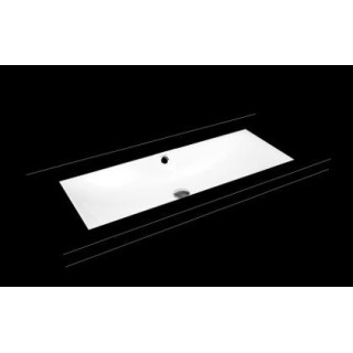 Umyvadlo pod desku Kaldewei Silenio 634 x 391 mm, bílá, z přepadem, powierzchnia uszlachetniona- sanitbuy.pl