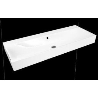 Umyvadlo nástěnná Kaldewei Silenio 900 x 460 x 120 mm, bílá, z přepadem, powierzchnia uszlachetniona- sanitbuy.pl