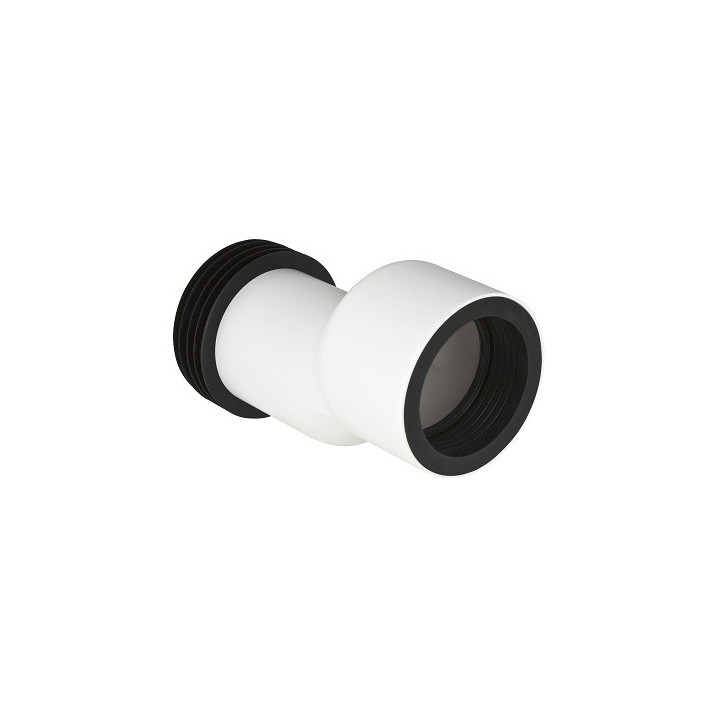 Króciec přípojný odpływu do WC Geberit Monolith do muszli stojących s odtokem ściennym, dł. 300 mm, černá- sanitbuy.pl