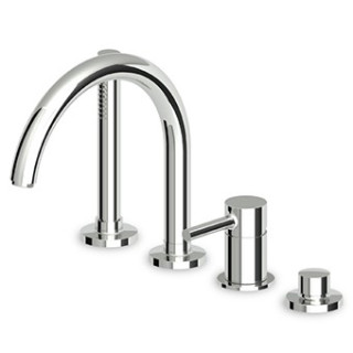 Vanová baterie 4otvorová Zucchetti Pan páková, chrom- sanitbuy.pl