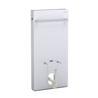 Sanitární modul Geberit Monolith do WC wiszącego, bílá/hliník, H101, připevnění 18/23 cm- sanitbuy.pl