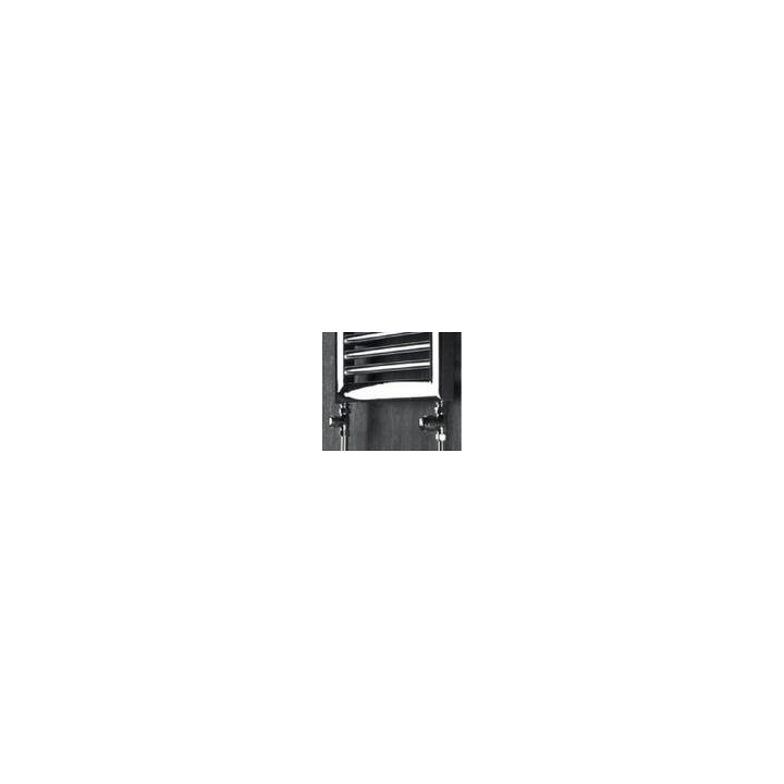 Souprava zaworów Irsap termostatických prostych, łącznik ocelový - bílá- sanitbuy.pl