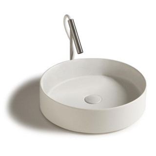Umyvadlo na postavení na desku, obdélníková Galassia SmartB bílá, 65 x 45 cm, s otvorem pro baterii- sanitbuy.pl