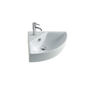 Závěsné umyvadlo Galassia Eden bílá, 50 x 48 x 14 cm, otvor na baterii i přepad- sanitbuy.pl