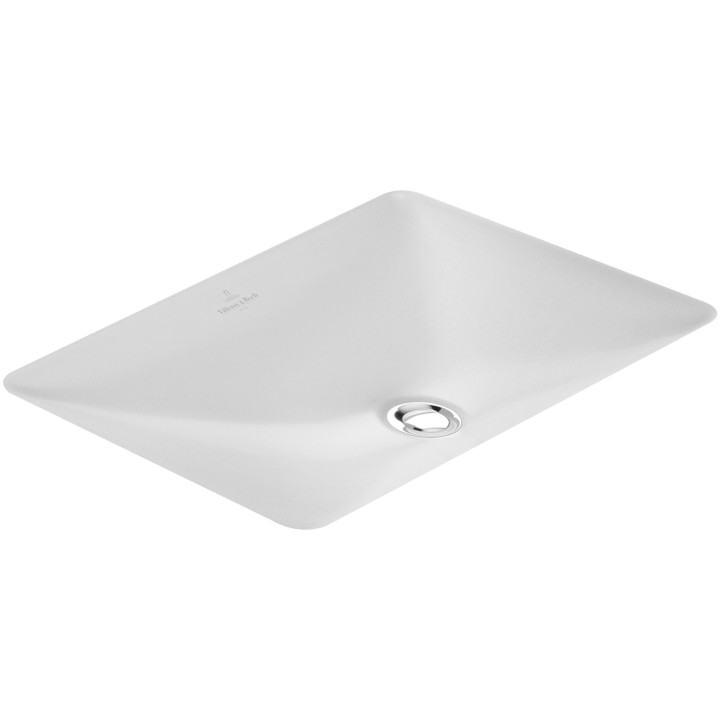 Umyvadlo pod desku, obdélníková Villeroy & Boch Loop & Friends 61,5 x 39 cm, bílá Alpin, powłoka CeramicPlus- sanitbuy.pl