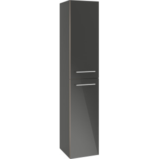 Skříňka boční Villeroy & Boch Avento kryształowy šedá, 35 x 89,2 x 37 cm, pánty zleva- sanitbuy.pl