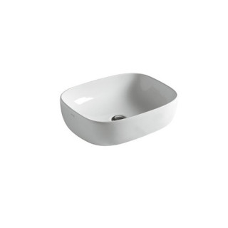 Umyvadlo na postavení na desku Villeroy & Boch bílá, 64 x 38 x 14 cm, bez přepadu, bez otvoru pro baterii- sanitbuy.pl