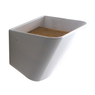 Závěsné umyvadlo/zápustné na desku Galassia Dream bílá, 91 x 46 x 18 cm, otvor na baterii- sanitbuy.pl