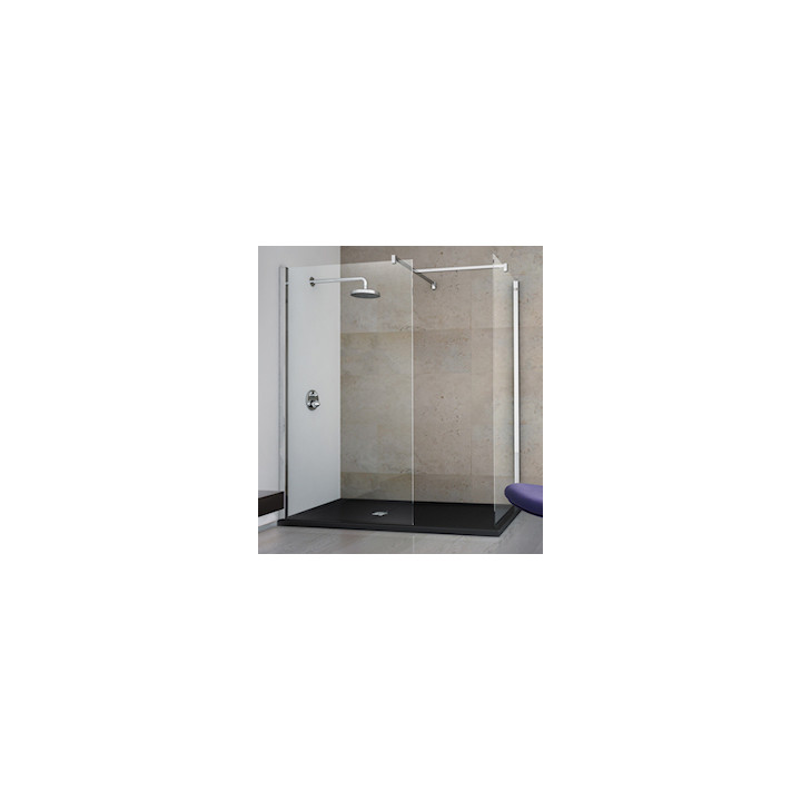 Ścianka stała prysznicowa Novellini Kuadra H 67-70 cm- sanitbuy.pl