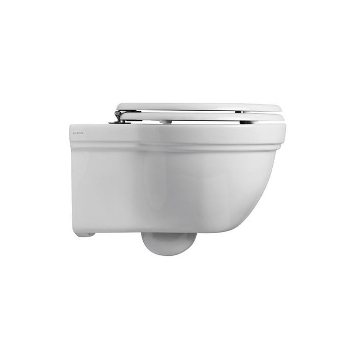 Mísa WC s hlubokým splachováním, závěsná Galassia MEG11 bílá, 55 x 35 cm- sanitbuy.pl