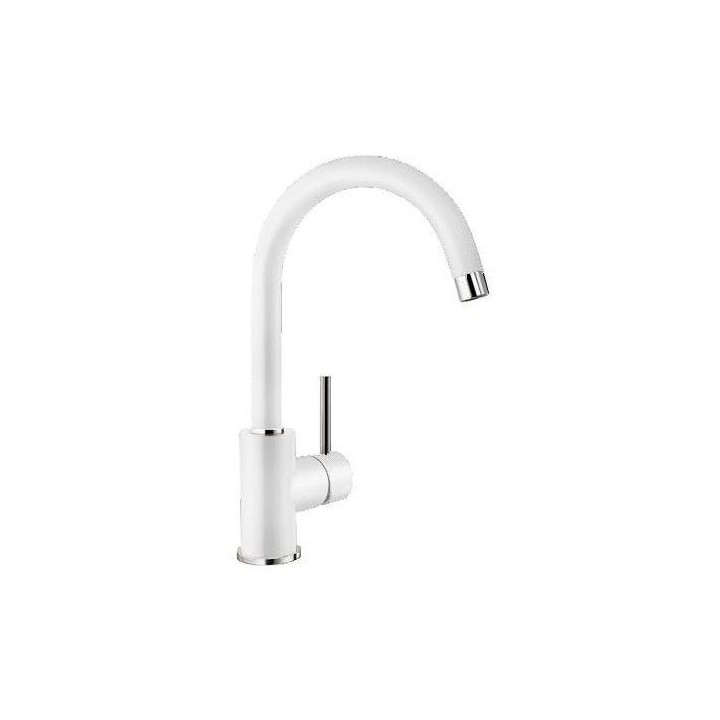 Dřezová baterie Blanco MIDA, bílá- sanitbuy.pl