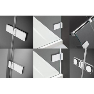 Radaway Arta KDD B sprchový kout 100x100cm sklo čiré- sanitbuy.pl