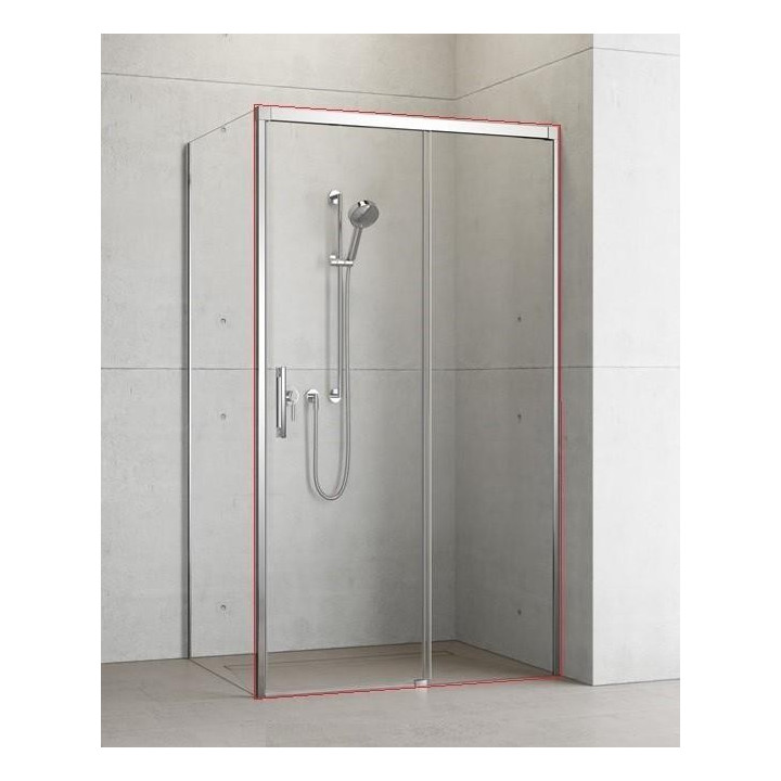 Dveře posuvné levé sklo čiré 100 Radaway Idea KDJ - sanitbuy.pl