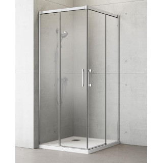 Sprchový kout 100x80cm sklo čiré chrom Radaway Idea Kdd- sanitbuy.pl