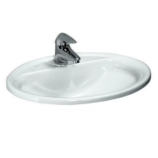 Umyvadlo na desku 56x44cm s otvorem pro baterii, bílá Laufen Pro B- sanitbuy.pl