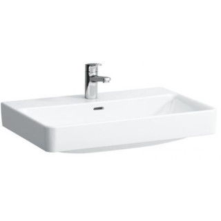 Umyvadlo ścienno-na desku 700 x 465 mm s otvorem pro baterii bílá Laufen Pro S- sanitbuy.pl