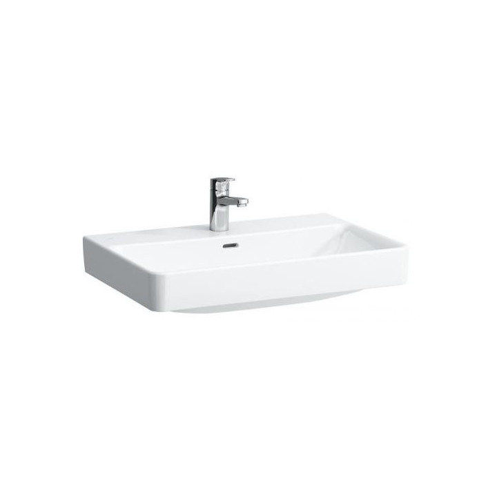 Umyvadlo ścienno-na desku 700 x 465 mm s otvorem pro baterii bílá Laufen Pro S- sanitbuy.pl